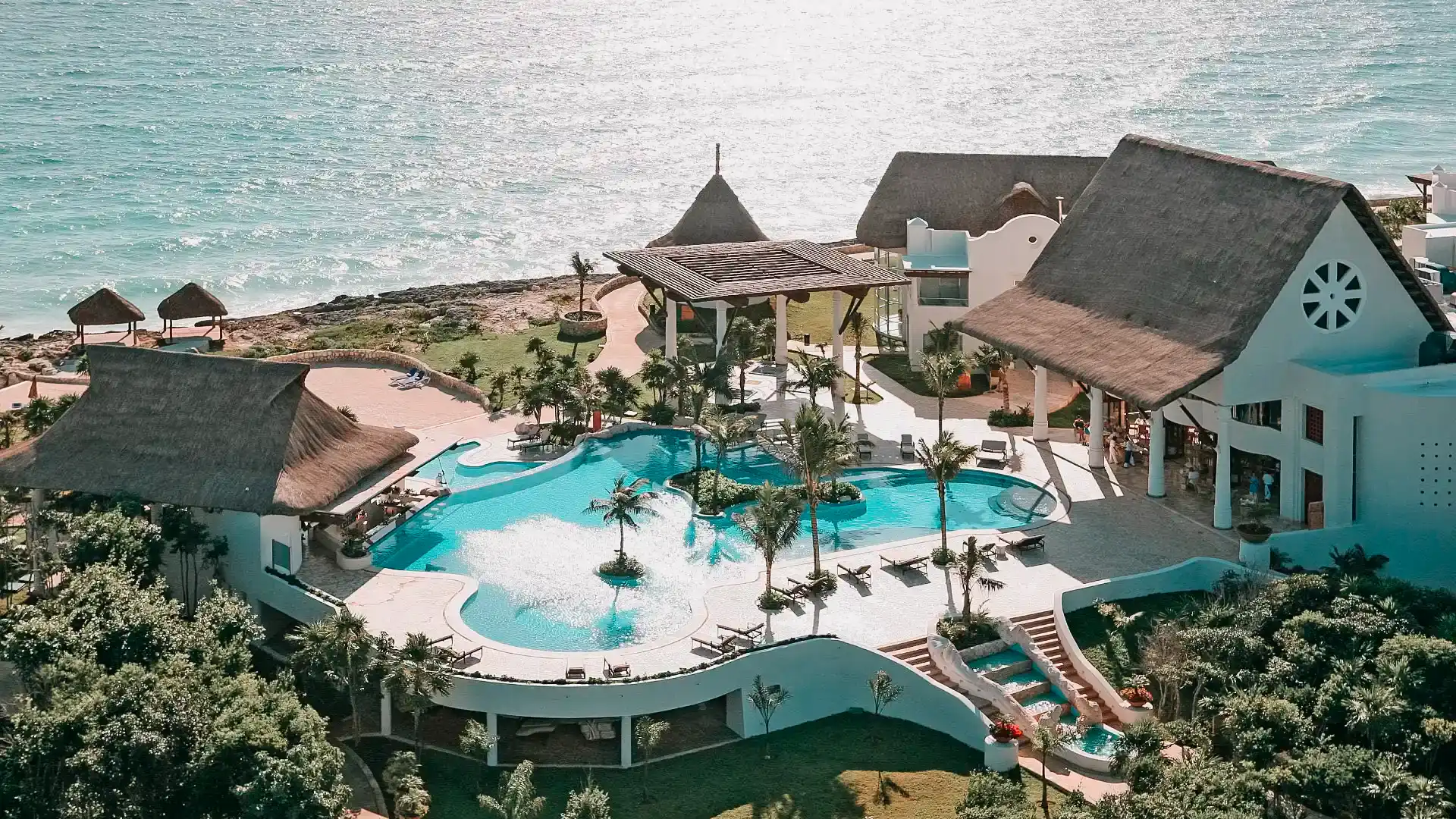 Kore Tulum Retreat and Spa Resort adults-only beachfront resort with spa facilities and ocean views in Tulum, Mexico.