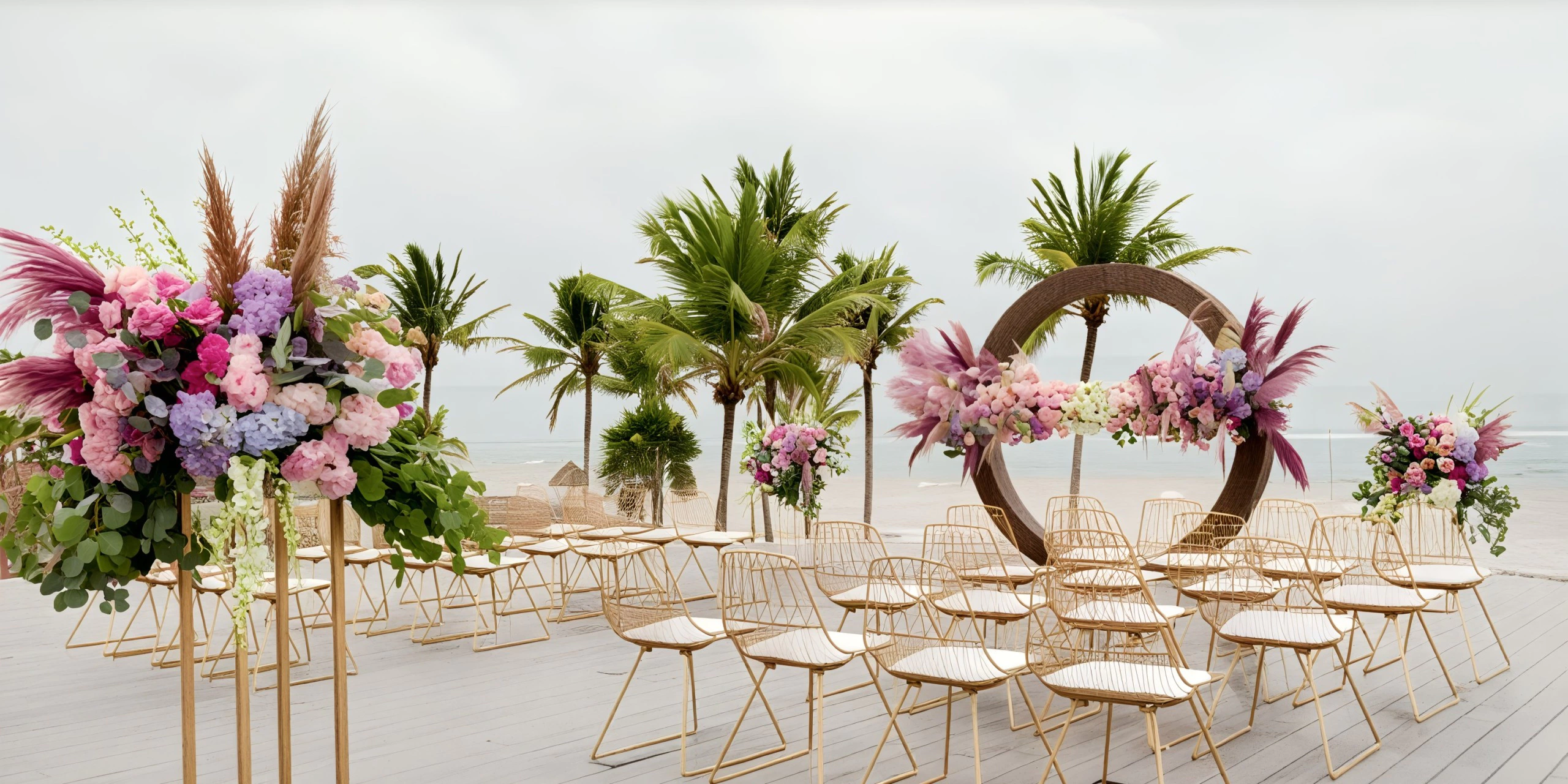 Sunset Rooftop venue with panoramic views for weddings and events at Dreams Tulum Resort & Spa